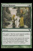 Magic the Gathering: Shadowmoor (Base Set) card 130 Toil to Reown