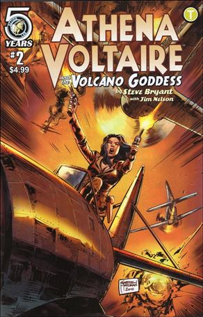 Athena Voltaire and the Volcano Goddess issue 2-B Gabriel Hardman and Jason Millet Cover