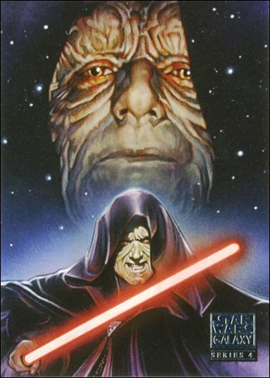 Star Wars Galaxy: Series 4 (Base Set) card 11 Darth Sidious Palpatine