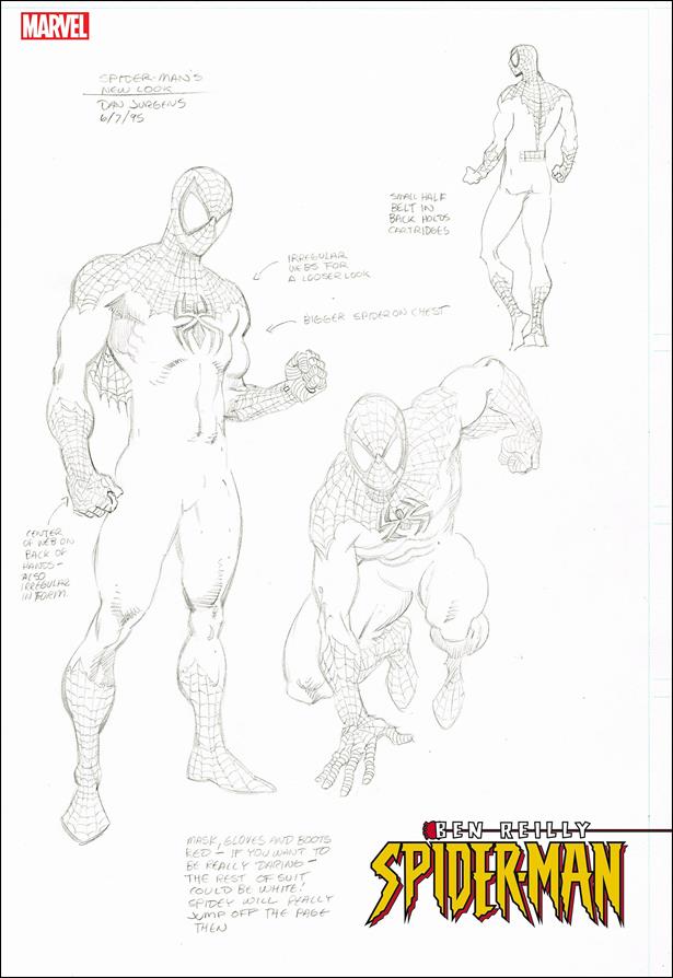 Ben Reilly: Spider-Man issue 1-F Dan Jurgens 1:50 B&W Design Cover