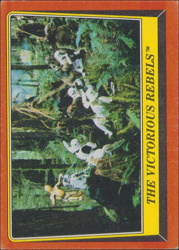 Star Wars: Return of the Jedi: Series 1 (Base Set) card 114 The Victorious Rebels