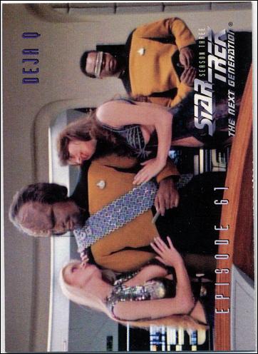 Star Trek: The Next Generation - The Episode Collection Season Three (Base Set) card 270 Deja Q, Episode 61C