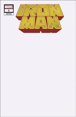 Iron Man (2020) issue 1-E Blank/Sketch Cover