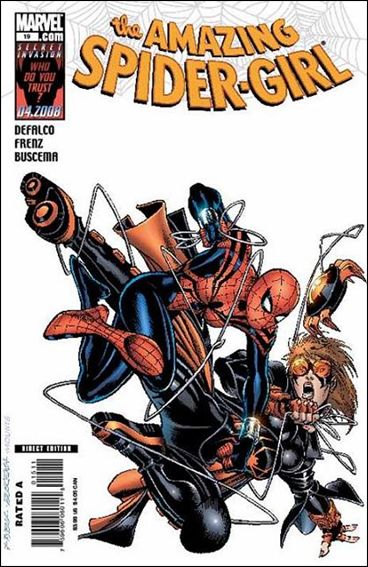 Amazing Spider-Girl issue 19 Secret Invasion Promo Corrected Cover