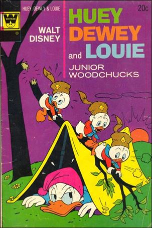 Walt Disney Huey, Dewey and Louie: Junior Woodchucks  issue 22-B Whitman Cover