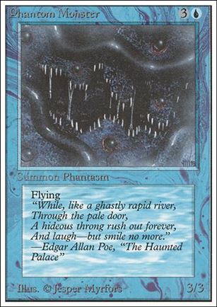 Magic the Gathering: Unlimited (Base Set) card 70 Phantom Monster