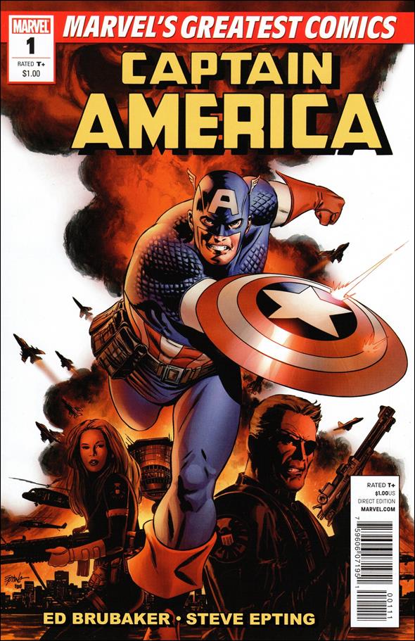 Captain America (2005) issue 1-B Marvel's Greatest Comics Edition