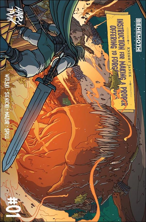 Knight Janek issue 1-C Igor Wolski Horizontal Cover