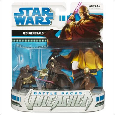 Star Wars: Unleashed Multi-Figure Battle Packs figure 36 The Clone Wars - Jedi Generals