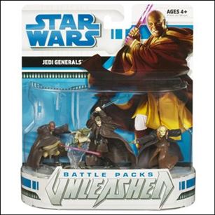 Star Wars: Unleashed Multi-Figure Battle Packs figure 36 The Clone Wars - Jedi Generals