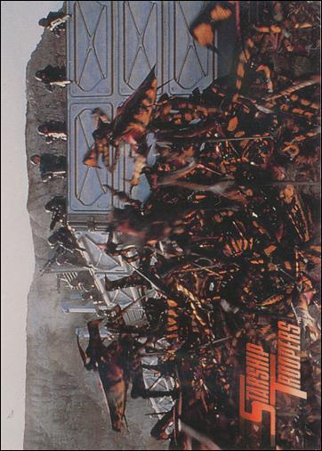 Starship Troopers: Series 1 (Base Set) card 31 The Dead Pile Up