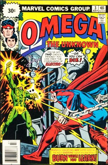 Omega: The Unknown (1976) issue 3-B 30 Cent Price Cover