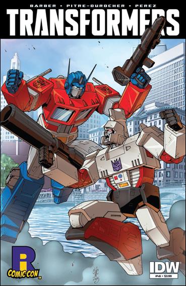 Transformers (2014) issue 46-D Casey Coller Rhode Island Comic Con Cover