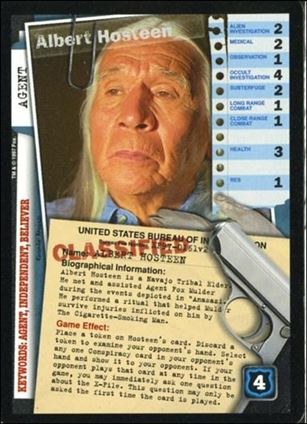 X-Files: The Truth Is Out There (Base Set) card XF97-0161v2 Albert Hosteen