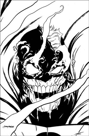 Space Ghost (2024) issue 11-I Anthony Marques Virgin B&W 1:10 Cardstock Cover