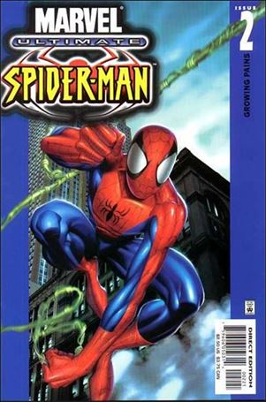 Ultimate Spider-Man (2000) issue 2-B Swinging Cover