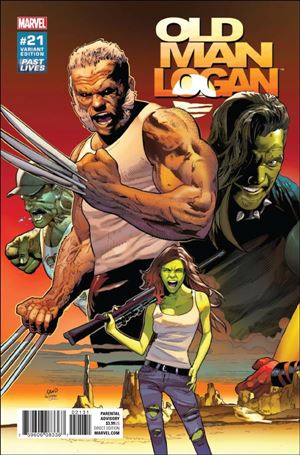 Old Man Logan (2016) issue 21-B Greg Land 1:10 Cover