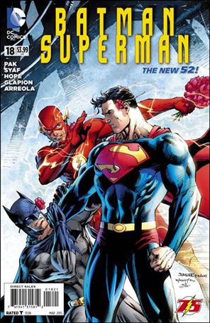 Batman/Superman (2013) issue 18-D Jim Lee Flash 75th Anniversary Cover