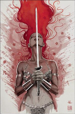 Red Sonja: Black White Red issue 8-L David Mack Virgin Cover