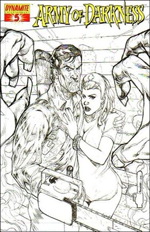 Army of Darkness (2006) issue 5-G Kevin Sharpe Black-and-White Cover