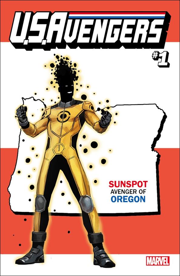 U.S.Avengers issue 1-NL Rod Reis Oregon Cover
