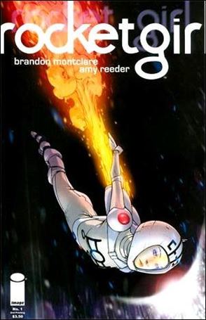 Rocket Girl (2013) issue 1-C Amy Reeder Black Background Cover (2nd Printing)