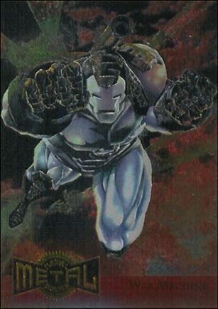 Marvel Metal (Metal Blasters Subset) card 17 War Machine