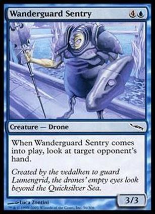 Magic the Gathering: Mirrodin (Base Set) card 56 Wanderguard Sentry