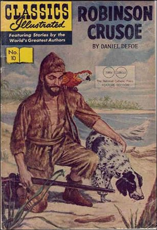 Classic Comics/Classics Illustrated issue 10-V HRN 166 - Twin Circle Cover