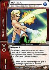 Green Lantern Corps: VS System (Base Set) card DGL-003 Arisia (Green Lantern of Graxos IV)