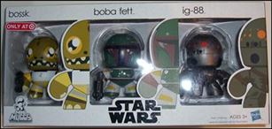Mini Muggs 3-Pack (Star Wars) figure 2 Bossk, Boba Fett, IG-88 (Target Exclusive)
