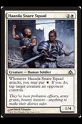 Magic the Gathering: Dragon's Maze (Base Set) card 2 Haazda Snare Squad 