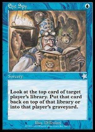 Magic the Gathering: Starter 1999 (Base Set) card 38 Eye Spy
