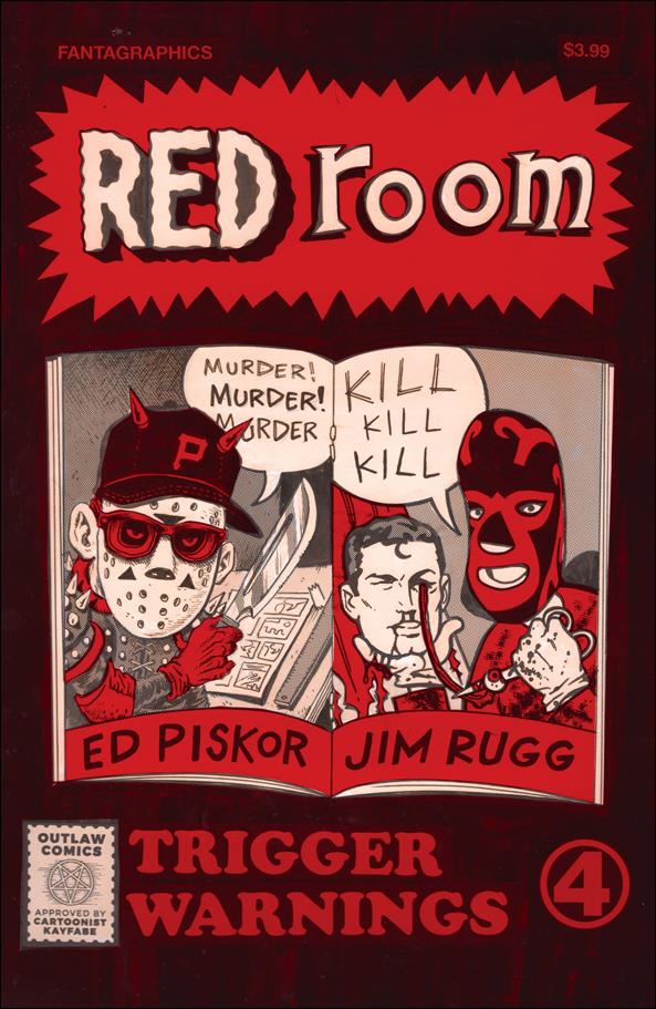 Red Room: Trigger Warnings issue 4-D Cartoonist Kayfabe 1:15 Cover