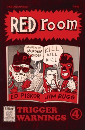 Red Room: Trigger Warnings issue 4-D Cartoonist Kayfabe 1:15 Cover
