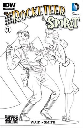 Rocketeer/The Spirit: Pulp Friction issue 1-C Darwyn Cooke Wraparound Convention Cover 1/400