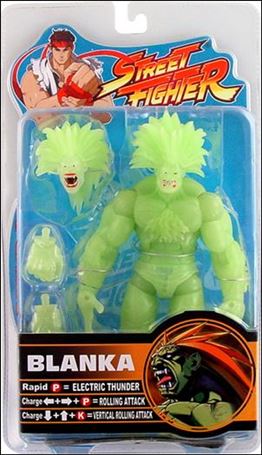 Street Fighter (Round 2) figure 1-D Blanka (Glow in the Dark)