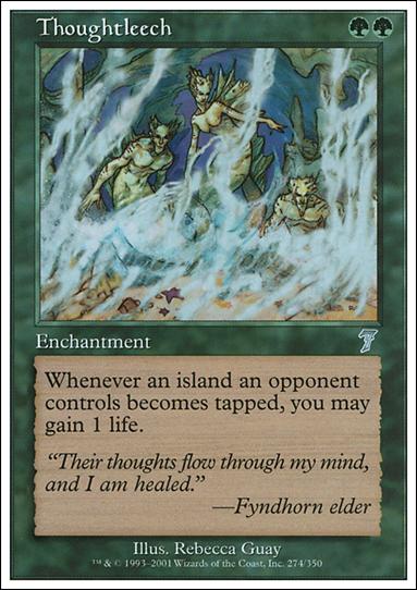 Magic the Gathering: 7th Edition (Base Set) card 274 Thoughtleech