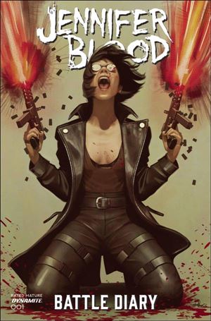 Jennifer Blood: Battle Diary issue 1-C Rebeca Puebla Cover