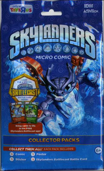 Skylanders Micro Comic Fun Pack issue nn9 Full Blast Toys R Us Sealed Pack