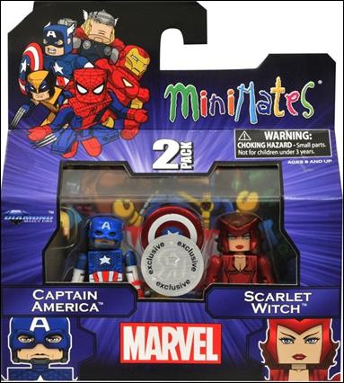Marvel Minimates (Exclusives) figure 103 Captain America and Scarlet Witch