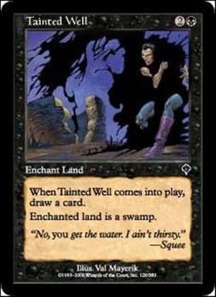 Magic the Gathering: Invasion (Base Set) card 126 Tainted Well