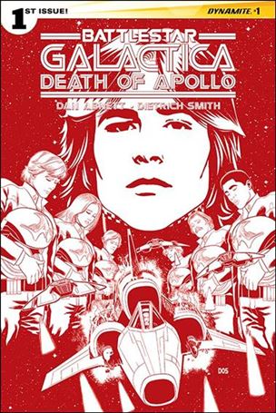 (Classic) Battlestar Galactica: The Death of Apollo issue 1-G Dietrich Smith 1:30 Cylon Red Cover