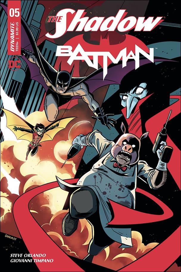 Shadow / Batman issue 5-C Derek Charm Cover