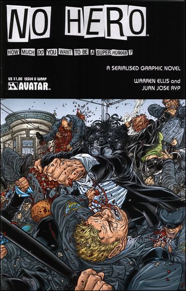 No Hero issue 0-B Wraparound Cover