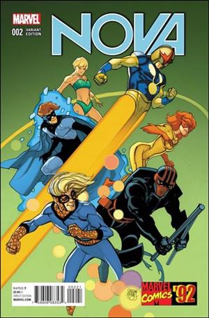 Nova (2016) issue 2-B Pasqual Ferry 1:20 Marvel '92 Cover