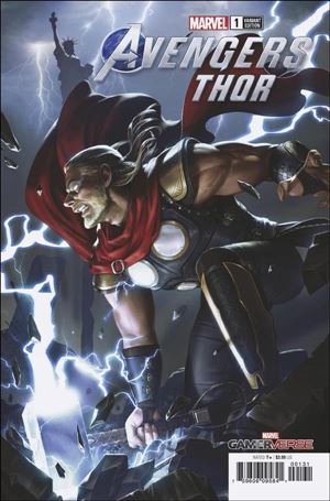 Marvel's Avengers: Thor issue 1-C Woo Chul Lee 1:25 Cover