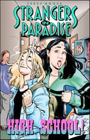 Strangers in Paradise issue 6 High School!