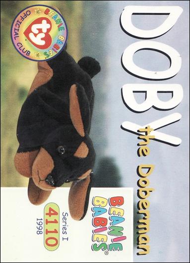 Beanie Babies Series 1 (Base Set) card 69 Doby the Doberman