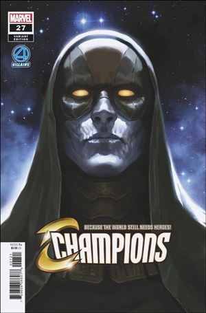 Champions (2016) issue 27-B Marko Djurdjevic Fantastic Four Villains Cover